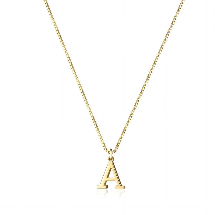 Necklace with Initials of Love Letters