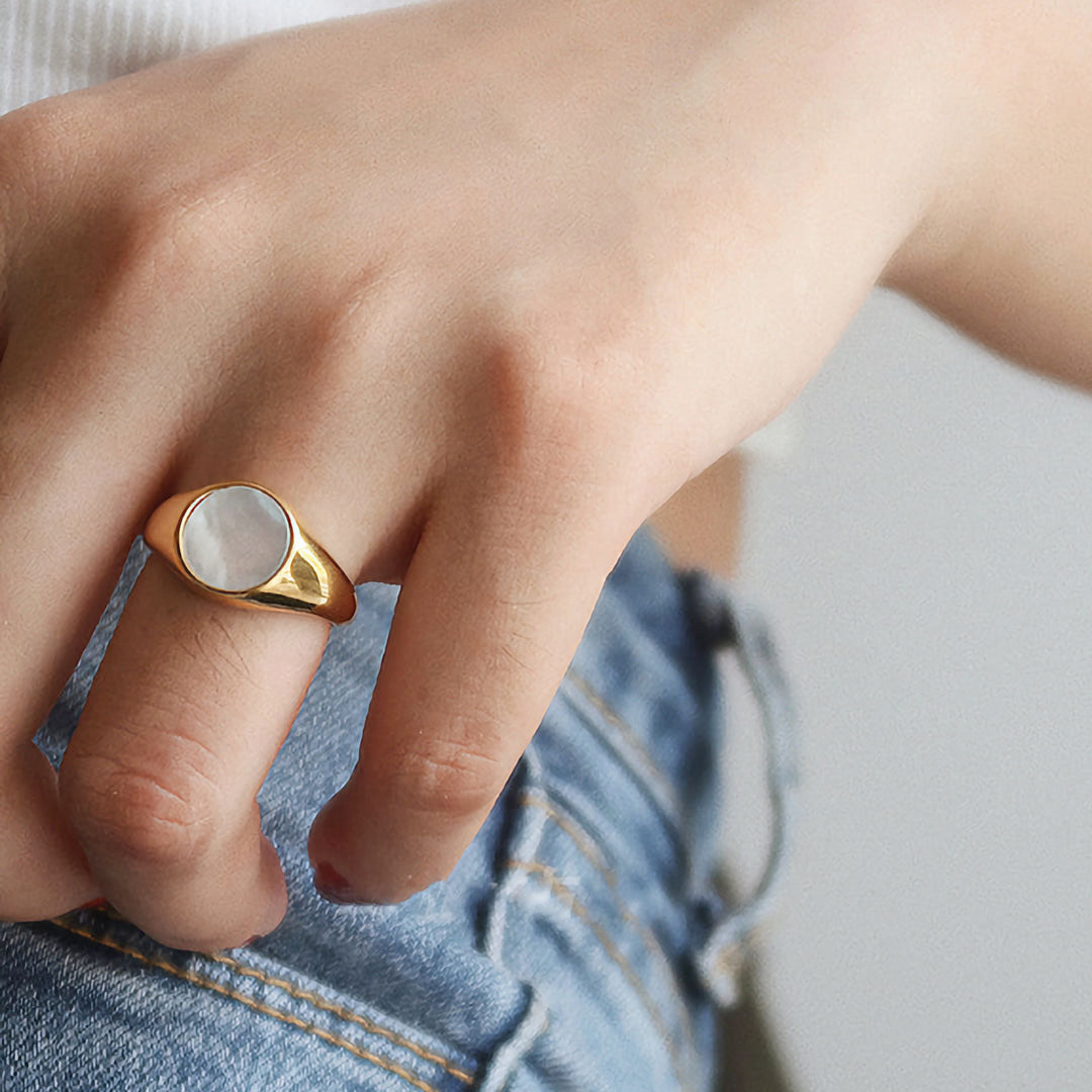 Mother Pearl Ring